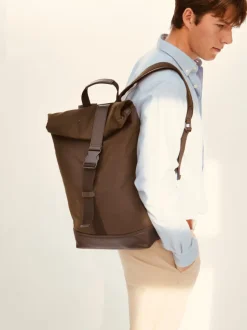 Apatchy Sac à dos A patchy The Cavendish en toile cirée et cuir Online