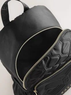 Baker by Ted Baker Sac à dos Filles Back To School noir matelassé avec étui à crayons Best