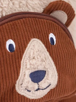 Frugi Sac à dos en polaire Personnage marron Discount