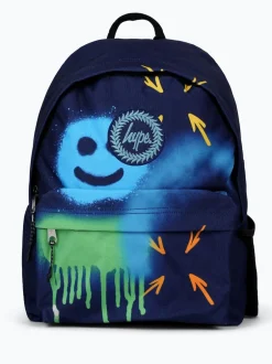 Hype Sac à dos Smiley bleu marine unisexe Spray Outlet