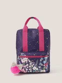 Monsoon Sac à dos imprimé fleuri pour l’école New