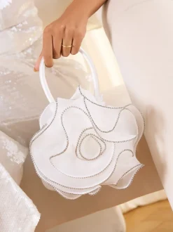 Lipsy Sac à poignée avec ornements Rose Bridal Hot