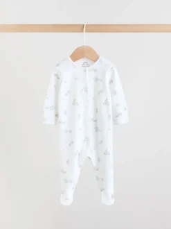 Next Safari blanc - Combinaisons de nuit pour bébé 3 Pack (0-2ans) Hot