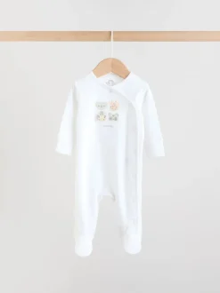 Next Safari blanc - Combinaisons de nuit pour bébé 3 Pack (0-2ans) Hot
