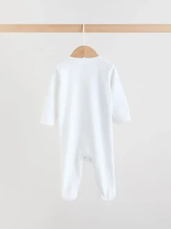 Next Safari blanc - Combinaisons de nuit pour bébé 3 Pack (0-2ans) Hot