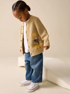 Next - Character Cardigan (3mths-7yrs) Safari Marron fauve Discount