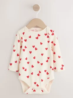 Next Saint-Valentin à cœur rouge - Body à manches longues bébé Discount