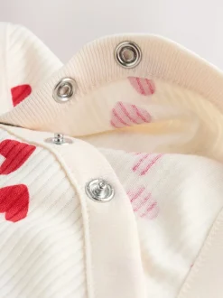 Next Saint-Valentin à cœur rouge - Body à manches longues bébé Discount