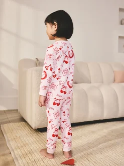 Next Saint-Valentin rouge/rose - Pyjama confortable (9 mois à 12 ans) Clearance