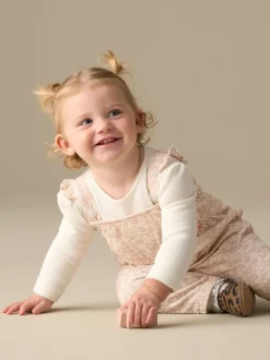 Angel & Rocket Salopette et body Nellie imprimé animal en velours côtelé Best