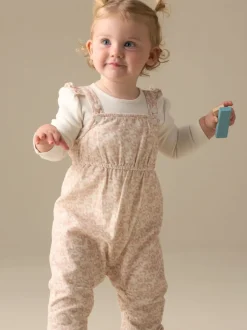 Angel & Rocket Salopette et body Nellie imprimé animal en velours côtelé Best