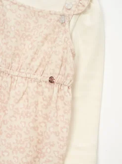 Angel & Rocket Salopette et body Nellie imprimé animal en velours côtelé Best