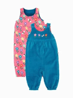 Frugi Salopette Helen bleue réversible New