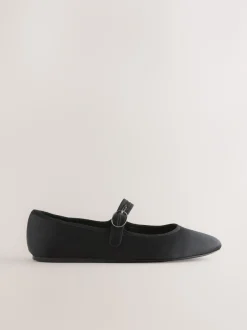 Next Satin noir - Chaussures Mary Jane à boucle à bout rond Forever Comfort Outlet