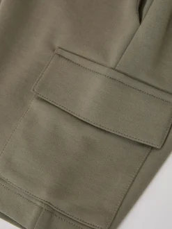 Reiss sauge - Short cargo Oliver Premium en jersey interlock Outlet