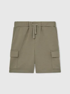 Reiss sauge - Short cargo Oliver Premium en jersey interlock Best