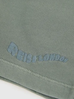 Reiss Sauge délavée - Short Perry en coton brodé Outlet