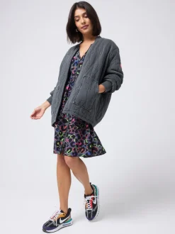 SCAMP & DUDE Veste matelassée à bombardier léger délavé Hot