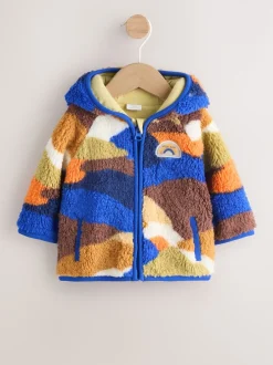 Next Scène bleue à capuche - Veste en polaire bébé (0mois-2ans) Best