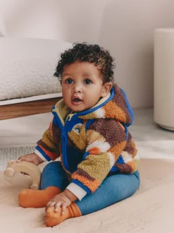 Next Scène bleue à capuche - Veste en polaire bébé (0mois-2ans) Best