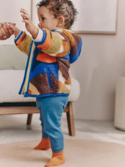 Next Scène bleue à capuche - Veste en polaire bébé (0mois-2ans) Best