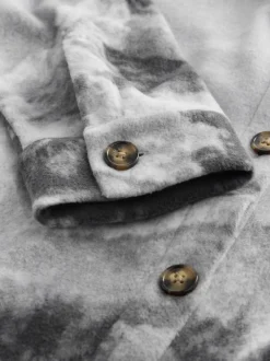 Next Scène grise - Veste-chemise polaire Best