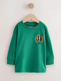 Next - T-shirt imprimé dos à manches longues (3mois-8ans) Scène verte Hot