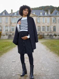 Seraphine Robe haut en maille Grossesse et Allaitement Sale