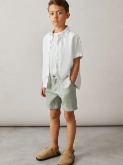 Reiss Short chino Wicket en coton stretch Outlet
