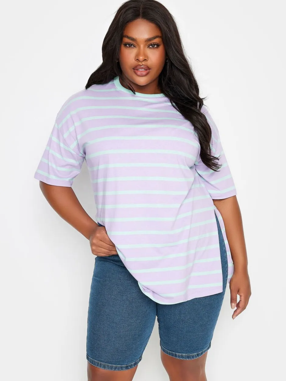 Yours Curve Short cycliste Pull On en jean stretch Online