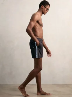 Reiss Short de bain Sol Rayure à réglage latéral Clearance