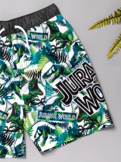 Vanilla Underground Short de bain Jurassic World à logo Outlet