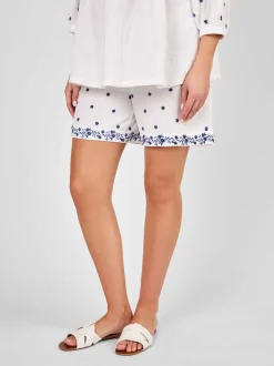 Jojo Maman Bébé Shorts de maternité brodé Online