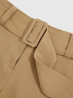 Reiss Shorts Harper ceinturés en coton mélangé et lin Best