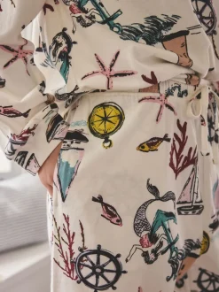 Next Sirène crème - Pyjama à manches longues