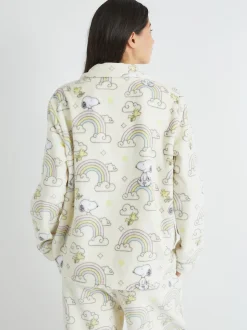 Skinnydip Peanuts x Snoopy Ensemble pyjama en polaire arc-en-ciel Sale