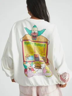 Skinnydip The Simpsons x Krusty Burger Sweat-shirt Discount