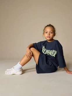 Next Slogan de la marine - Ensemble t-shirt et short épais (3-16ans) Online