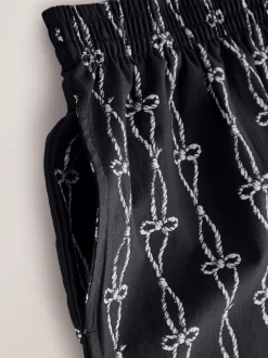 Next Slogan marron chocolat - Ensemble pyjama short New