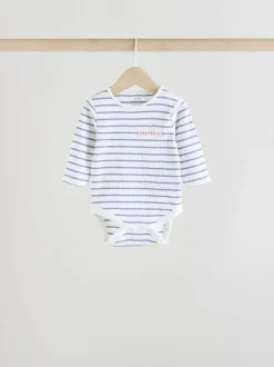 Next Slogan rose - Lot de 3 bodies à manches longues pour bébé Outlet