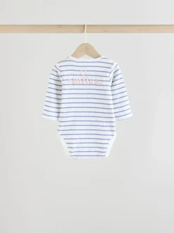 Next Slogan rose - Lot de 3 bodies à manches longues pour bébé Outlet