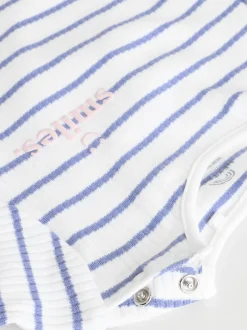 Next Slogan rose - Lot de 3 bodies à manches longues pour bébé Outlet