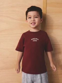 Next - T-shirt Manches courtes Back Imprimé (3mths-7yrs) Slogan rouge baie Online