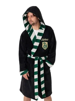 Vanilla Underground Slytherin noir/vert - Peignoir Harry Potter à capuche New