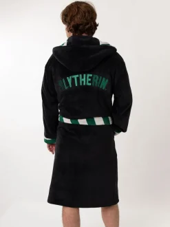 Vanilla Underground Slytherin noir/vert - Peignoir Harry Potter à capuche New