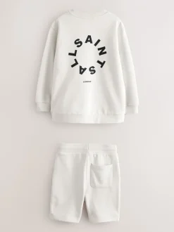 smALLSAINTS Ensemble sweat-shirt et short oversize Tierra Online