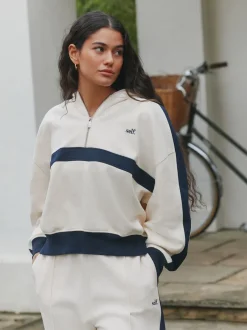 self. soi-même. Haut en polaire à col zippé Discount