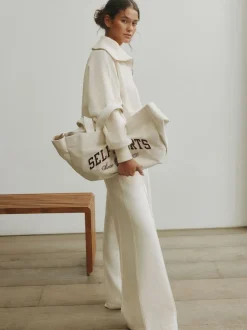 self. soi-même. Pantalon de jogging coupe large New