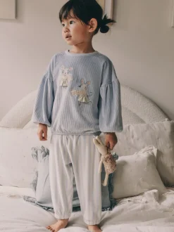 Next Souris bleue - Pyjama en laine polaire (9mths-10yrs) Outlet