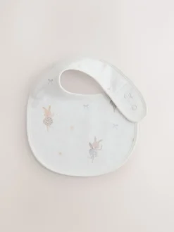 Next Souris écru à fées - Bébé BIBS 3 Pack New